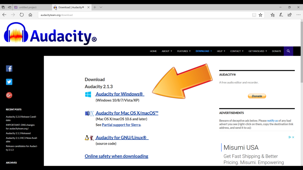 download audacity for mac sierra free software